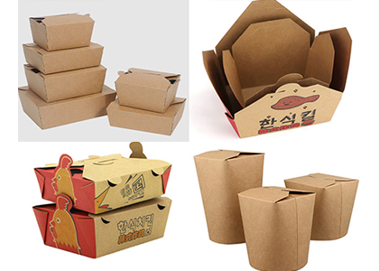 Materials for making fried chicken packaging boxes