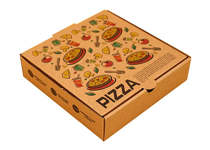 Pizza box commonly used materials