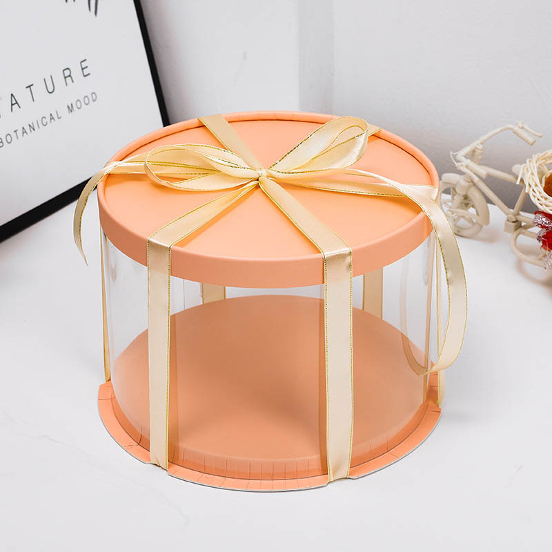 Plastic Round Cake Box