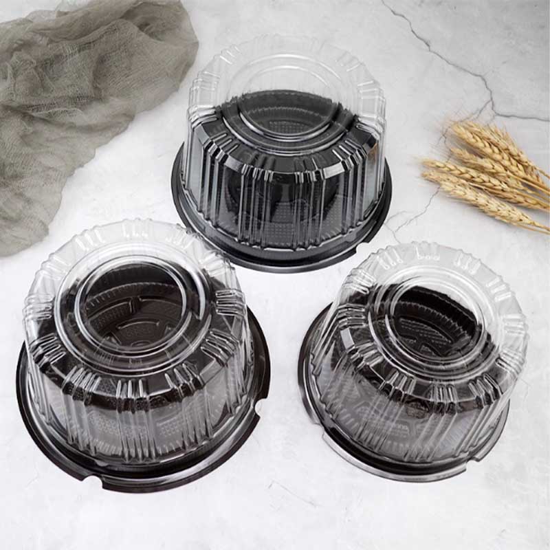 Plastic Round Mini Cake Box