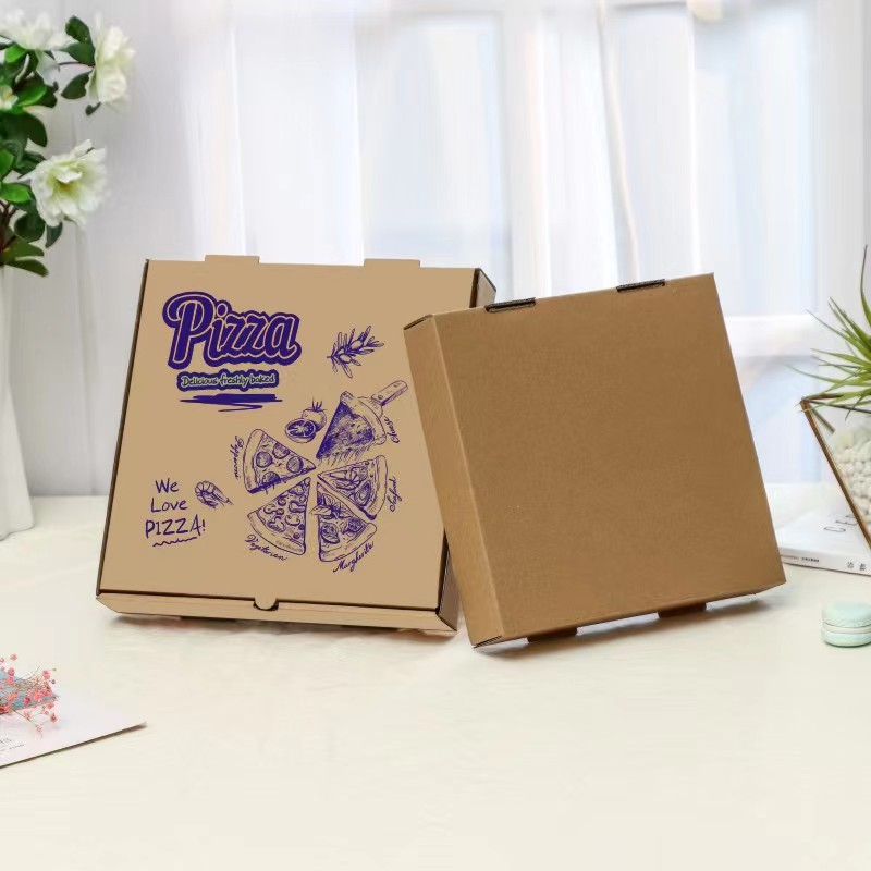 Eco-friendly Kraft Paper Pizza Boxes