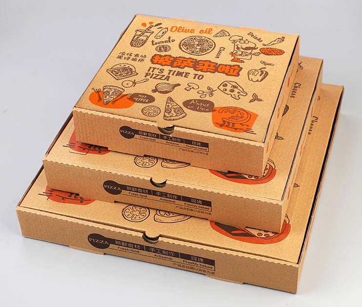 Kraft paper Pizza box（7 (3).jpg